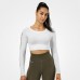 BB Bowery Cropped LS - White, (S-koko loppu)